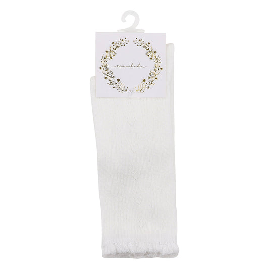 Minihaha-CLOUD POINTELLE KNEE HIGHS