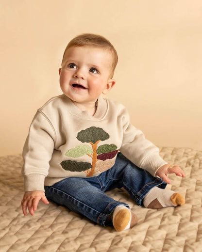 Fox&Finch-WILD SIDE BOUCLE SWEATSHIRT