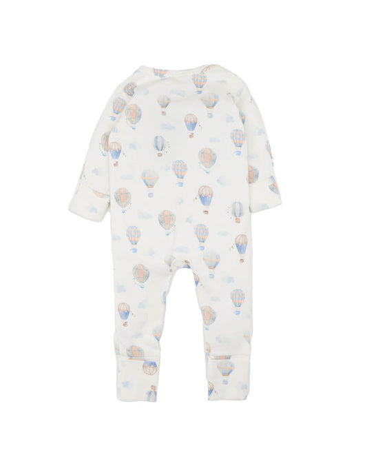 Bebe-SKY HIGH ORGANIC LS ZIPSUIT