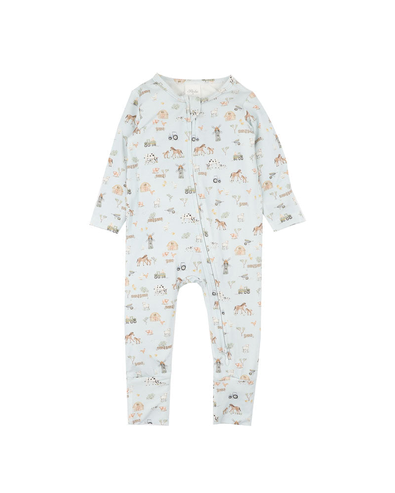 Bebe-FARM ECOCOSY LS ZIPSUIT
