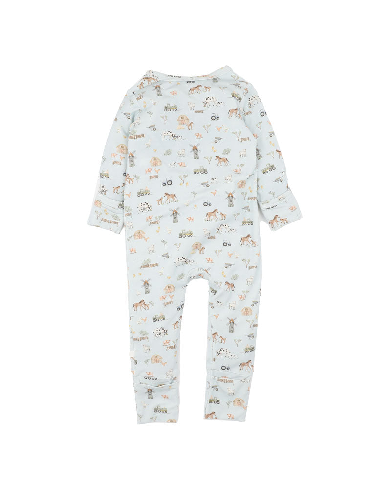 Bebe-FARM ECOCOSY LS ZIPSUIT