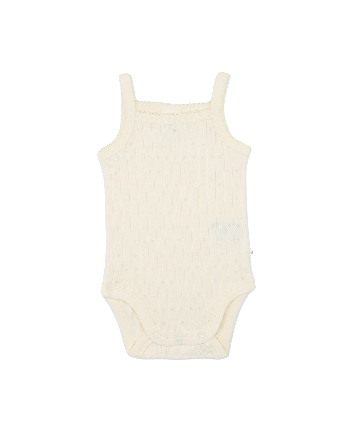 Bebe-MILK ORGANIC POINTELLE SINGLET BODYSUIT
