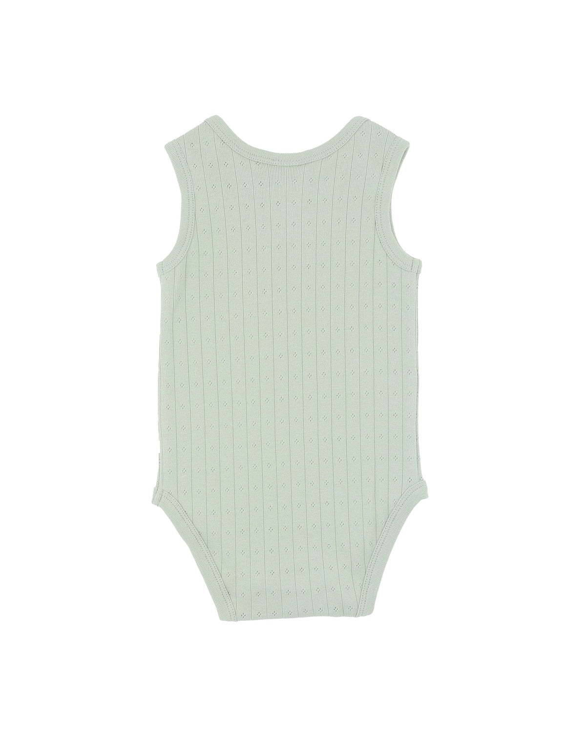 Bebe-SAGE ORGANIC POINTELLE ENV NECK BODYSUIT