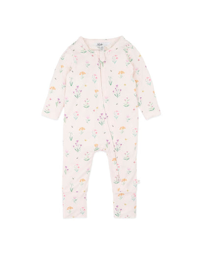Bebe-ELIZA PRINT ECO COSY LS ZIPSUIT