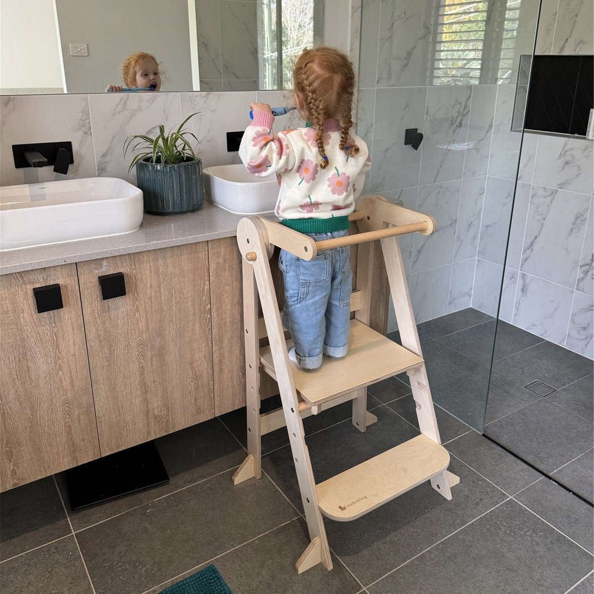 Myduckling-MILA Deluxe Folding Adjustable Learning Tower