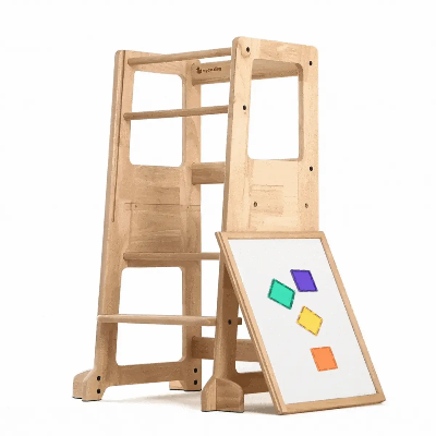 Myduckling-LOLA Deluxe Solid Wood Adjustable Learning Tower