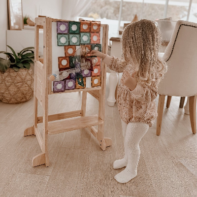 Myduckling-LOLA Deluxe Solid Wood Adjustable Learning Tower