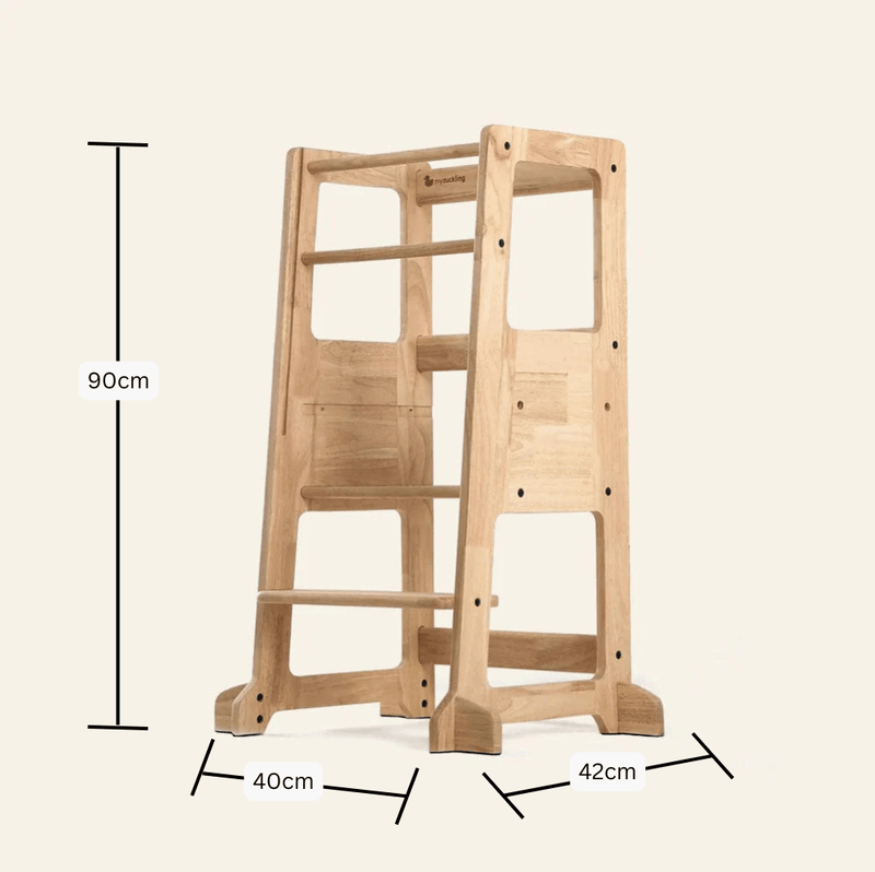 Myduckling-LOLA Deluxe Solid Wood Adjustable Learning Tower