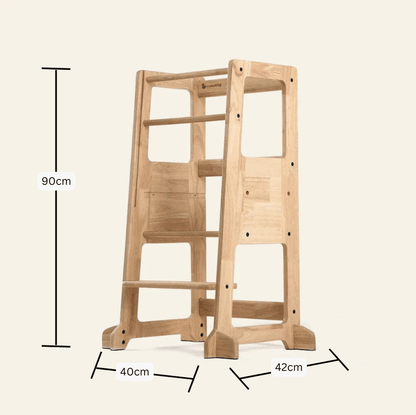 Myduckling-LOLA Deluxe Solid Wood Adjustable Learning Tower