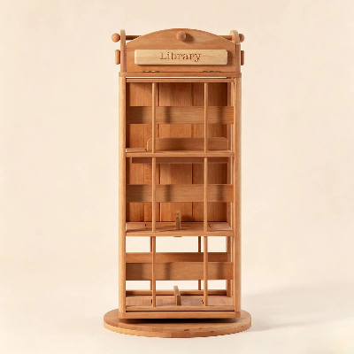 Myduckling-OLI Library Revolving Bookcase - London