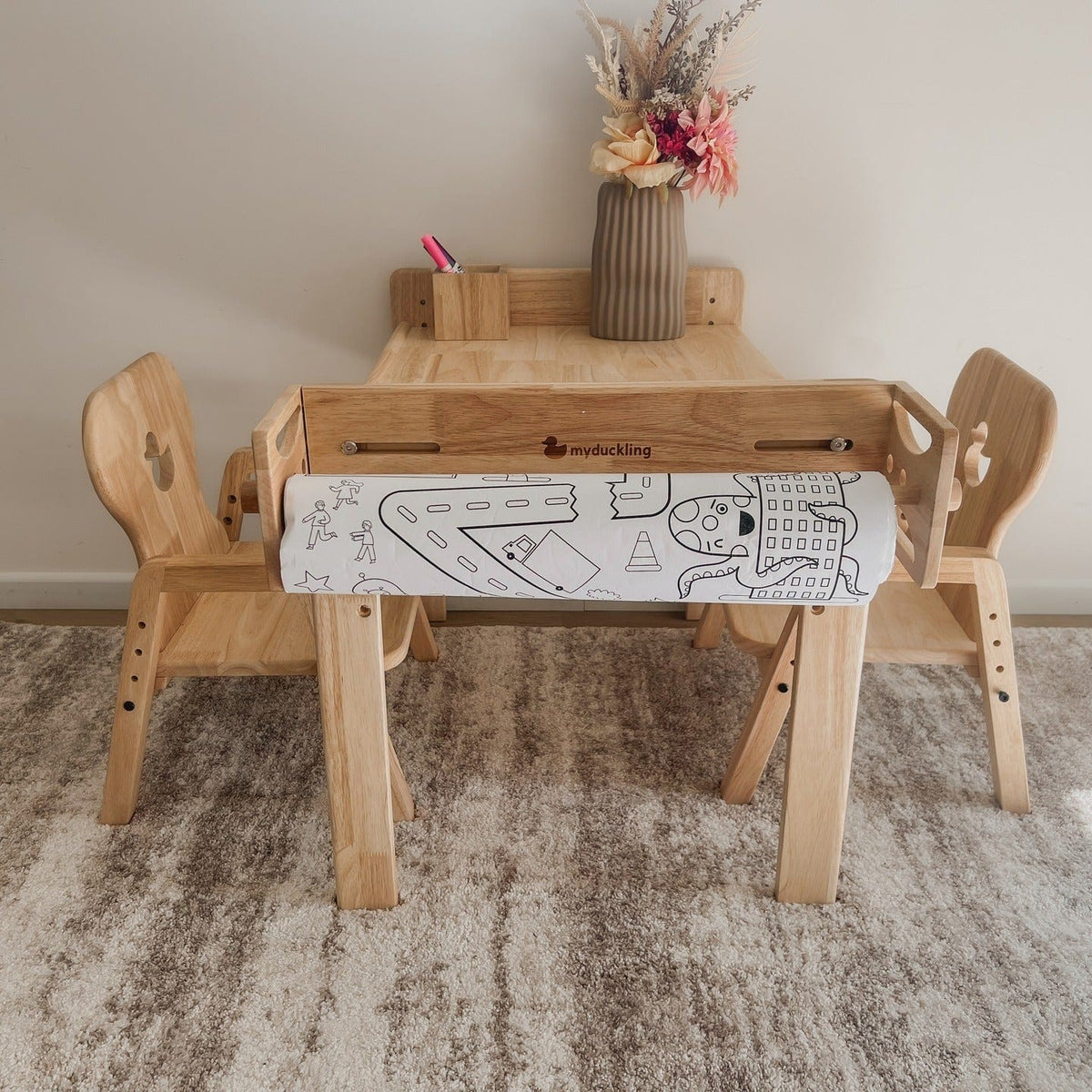 Myduckling-KAYA Primary Adjustable Table and Chair Set