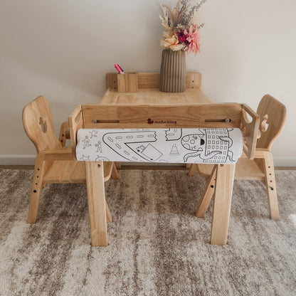 Myduckling-KAYA Primary Adjustable Table and Chair Set
