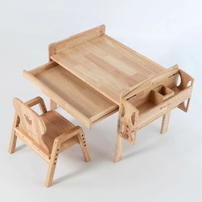 Myduckling-KAYA Solid Wood Side Shelf