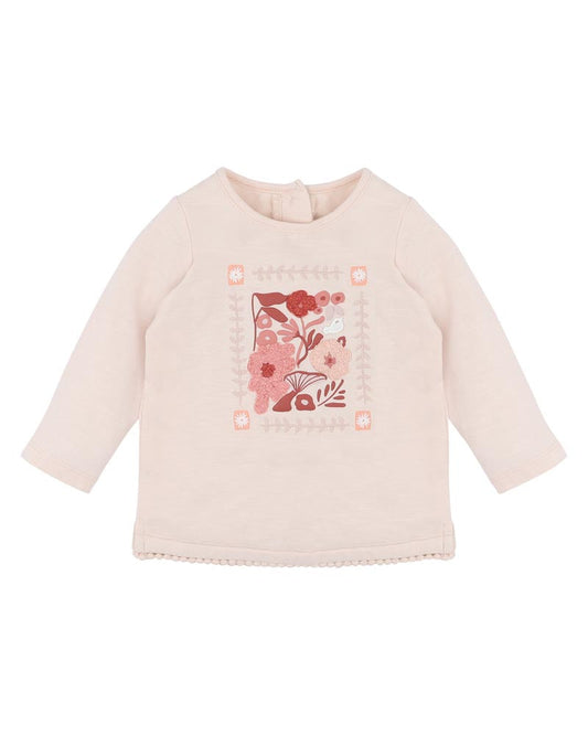 Fox&Finch-WILD GARDEN BOUCLE ORGANIC LS TEE